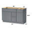 Base de meuble-lavabo simple 51 po seulement-97679216