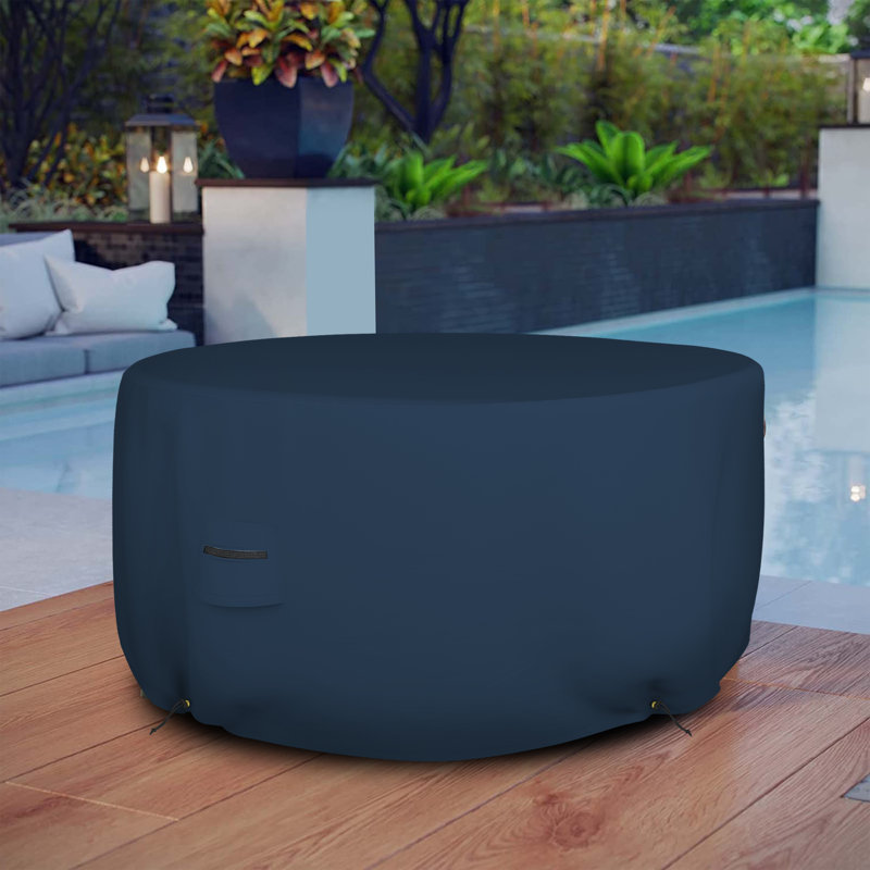 Outdoor Patio Table Cover, Blue, 61cm H x 91.4cm W x 2.5cm D