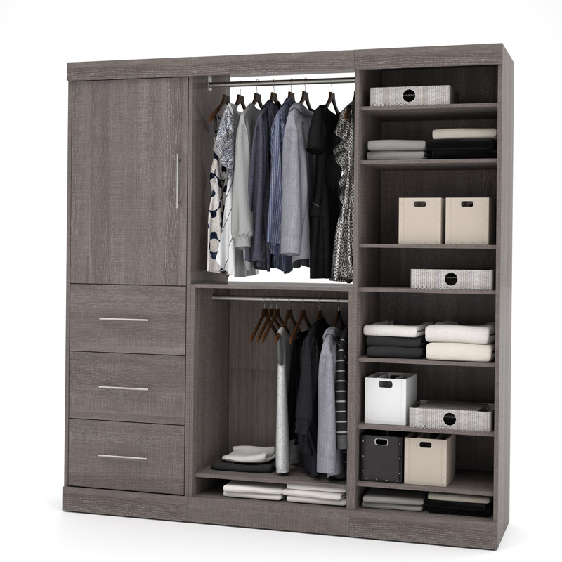 Kusuma 80'' Walk-In Tower, Gray