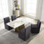2 chaises de cuisine pivotantes avec fonction de rangement pratique. Confortable pour une utilisation quotidienne. Mousse haute densité. Gris foncé Bois massif à 360 degrés de 2 usages différents. Zone cachée. Revêtement en lin.-1789817737