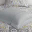Ensemble d'édredon en coton 6 pièces gris-119922222