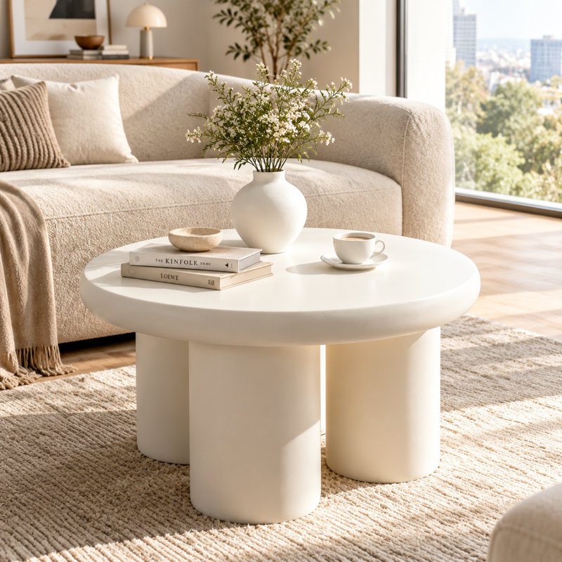 Table basse ronde