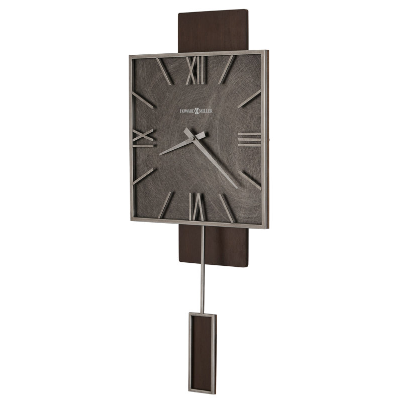 Maclane Metal Pendulum Wall Clock