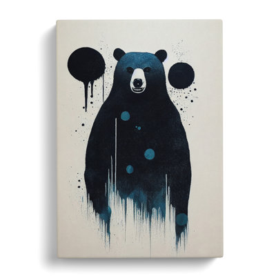 Bear Painting No.4 Abstract - Wall Art