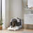 18" Panda-Shaped Enclosed Cat Litter Box