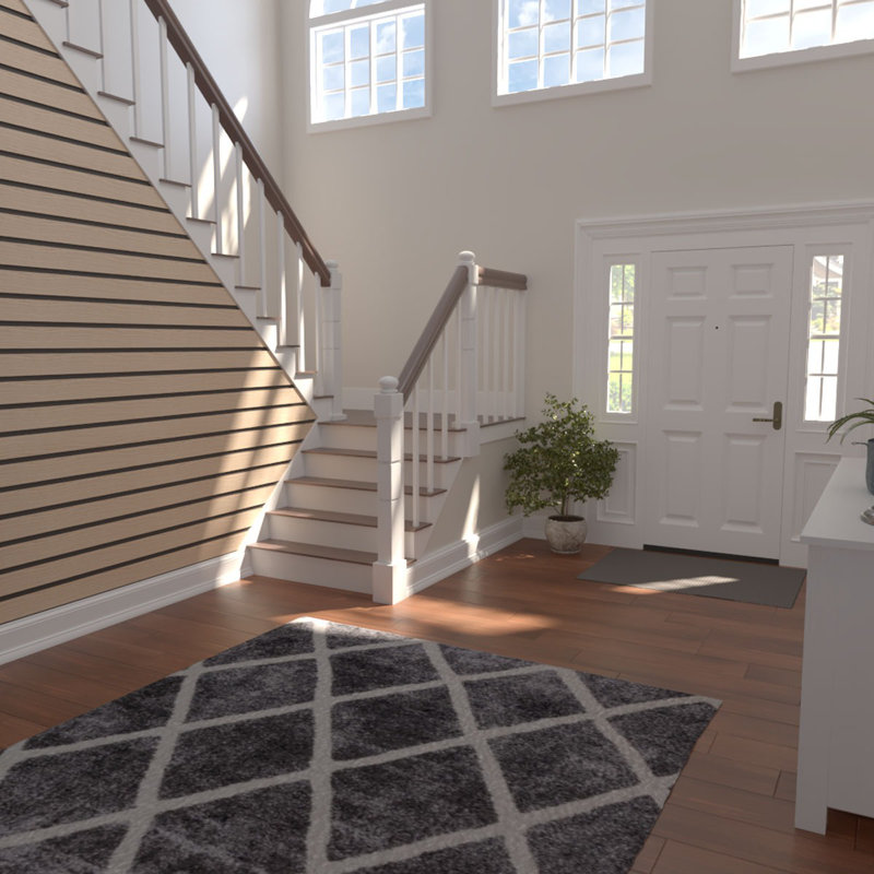 Adjustable Wood Slat Wall Panel Kit, 4"W x 94"H x 0.25"T, Maple