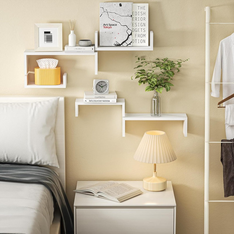 Tablettes flottantes pour le mur, tablettes murales pour la salle de bain, ...