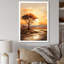 Arbre africain africain Essence I - Art mural africain, salon-97170248-97170249
