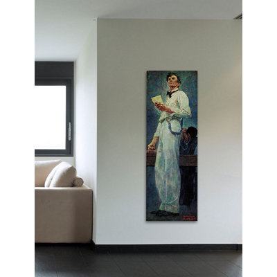 «Lincoln for the Defence» par Norman Rockwell - impression sur toile tendue