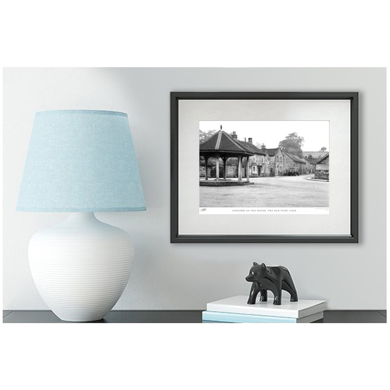 Ashford In The Water, The Old Pump C1960 - Single Picture Frame Print, 40cm H x 50cm W x 2.3cm D