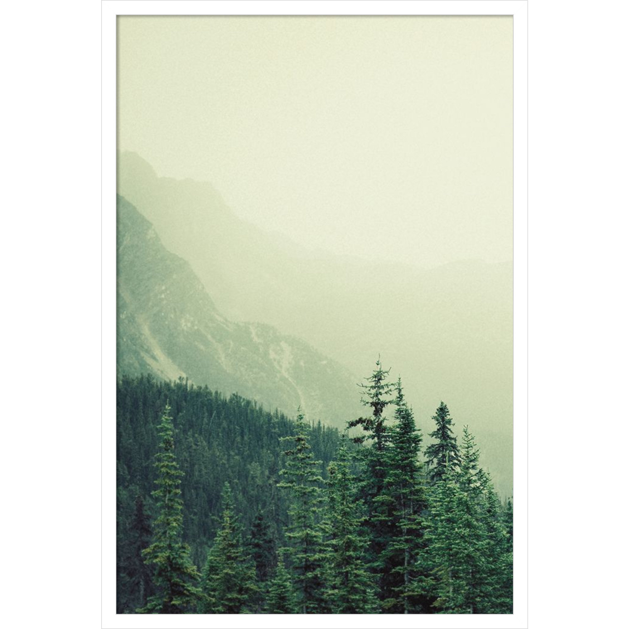 Rocky Mountain by Lynann Colligan, White, 33" H x 23" W x 1" D