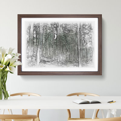 Conifer Tree Forest Vol.2 - Picture Frame Painting