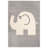 Burgan Animal Print Gray Area Rug-510838101