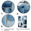 «Blue Nautical Shapes VI - Coastal Minimalisme», art mural-1969023004-1969023005
