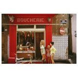Saint-Tropez Boucherie Print by Slim Aarons