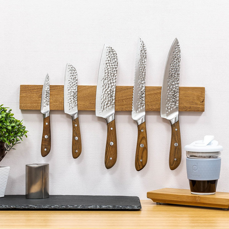 Grunwerg Rockingham Forge Magnetic Knife Holder, Brown