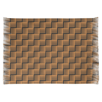 Chenille Striped Indoor Rug