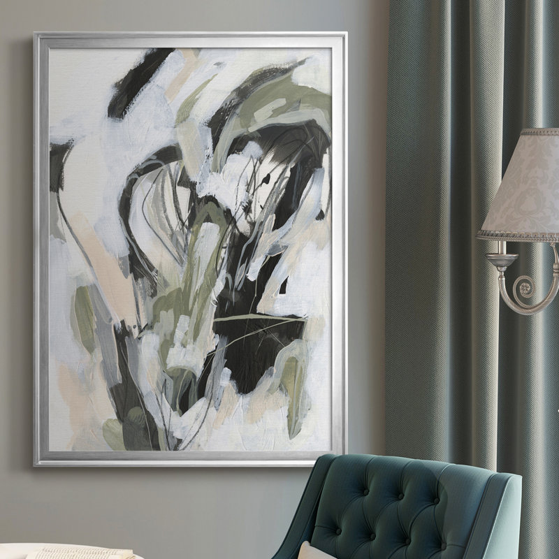 Electron Net I Electron Net I - reproduction de photo sur toile, H 24,5 po x l 18,5 po x P 1 po, Cadre argenté