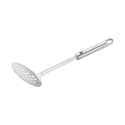 Pro 33 cm 18/10 Stainless Steel Skimming Ladle, Silver