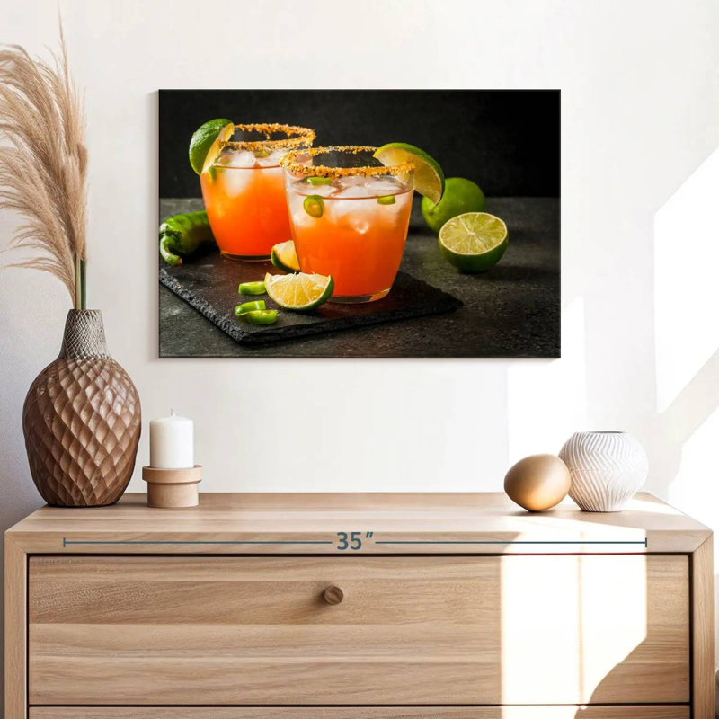 Yarlin Spicy Michelada Cocktail, 30" H x 45" W