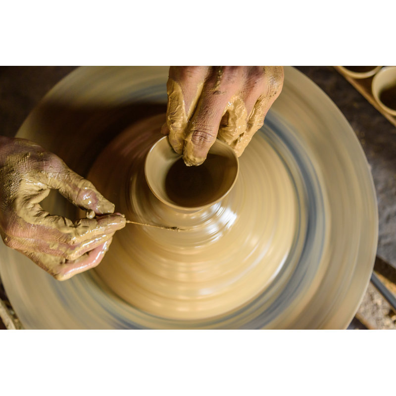 Pottery by AROYBARMAN - Wrapped Canvas Print, 61cm H x 91cm W x 3.8cm D