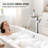 Single Handle Floor Mounted Clawfoot Tub Faucet with Handled Shower-70842005