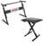 5 Core Keyboard Stand Adjustable z Style Piano Riser + Keyboard Piano Bench-101820395