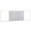  Magnetic Whiteboard Foldable 1.7 Cm Aluminium-2106598535