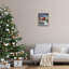 Holiday Wagon & Barn, art de la giclée encadrée par Ruane Manning-1420602183-1420602186