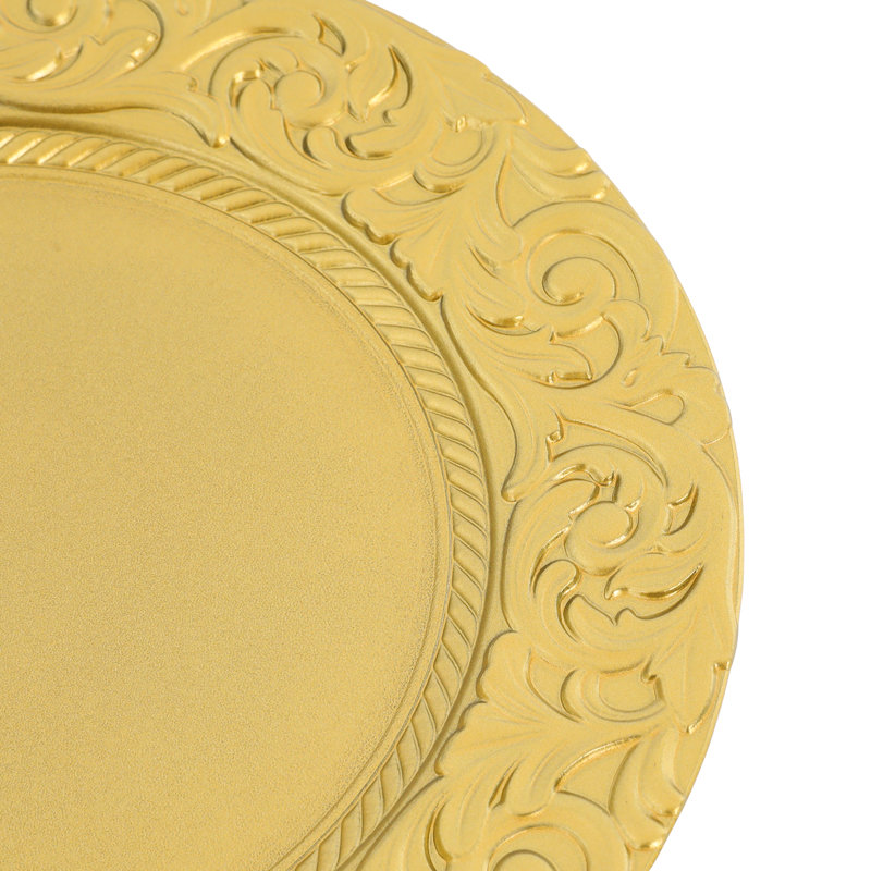 13'' Chargers (Set Of 150), Gold
