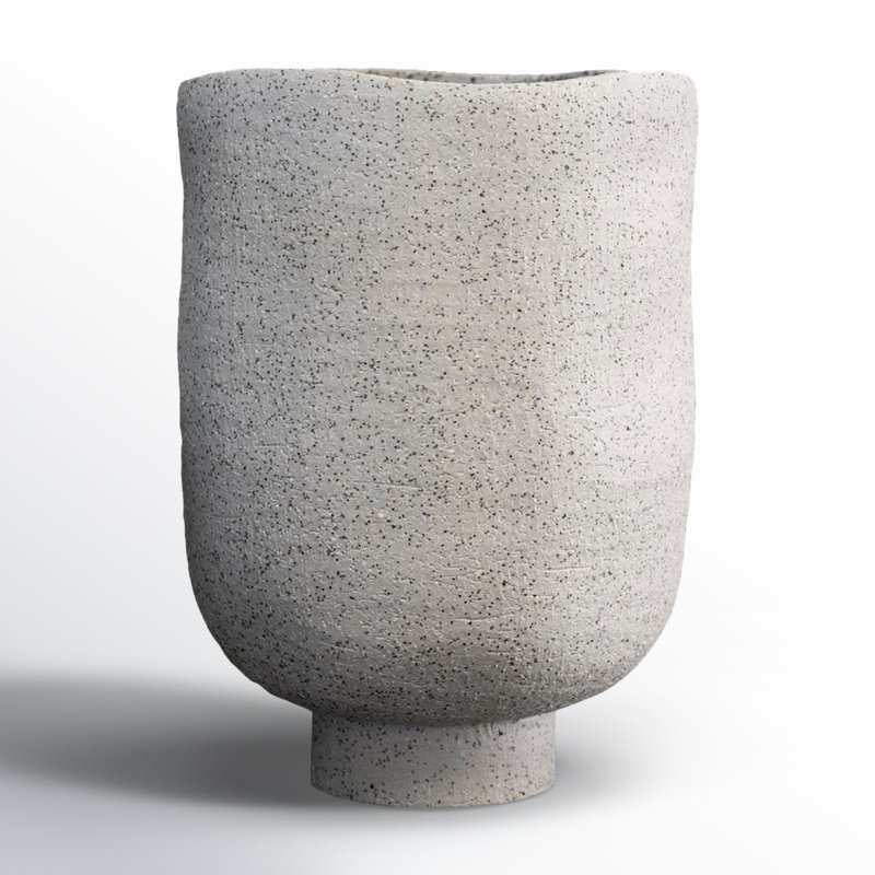 Beirne Earthenware Table Vase, Sand