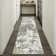 Tapis moderne lavable abstrait avec envers antidérapant