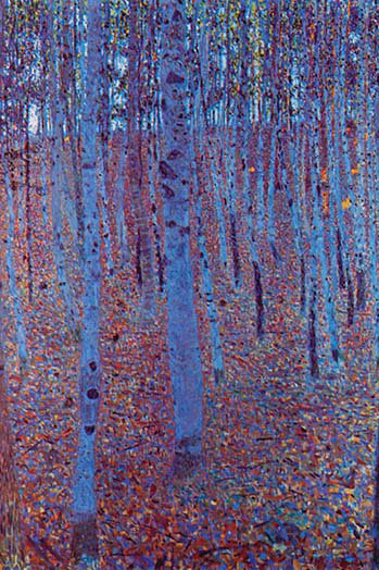 «Beech Forest» par Gustav Klimt, reproduction d'art
