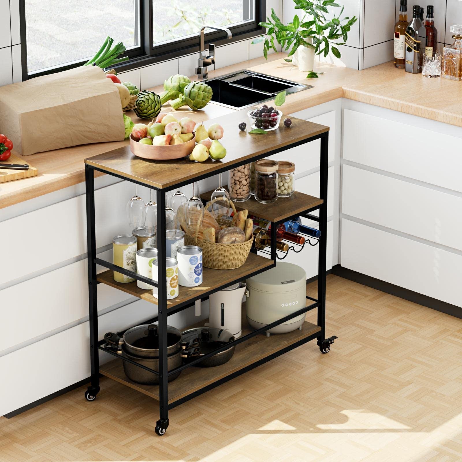 17 Stories Kul Bar Cart & Reviews | Wayfair