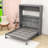 Murphy Bed Cabinet with Built-In Shelves-106950507-106950512