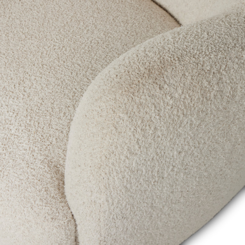 Julius Swivel Chair, Sheldon Ivory Polyester Blend