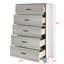 Commode 5 tiroirs Helton