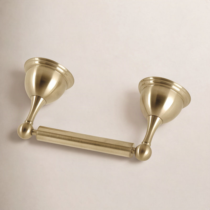 Kingston Brass Restoration Toilet Paper Holder, Brushed Brass