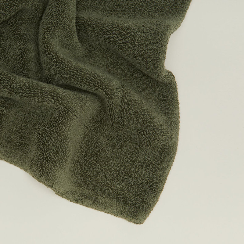  Tapis de bain de couleur unie, Olive