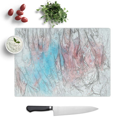 Tempered Glass Romance Chopping Board