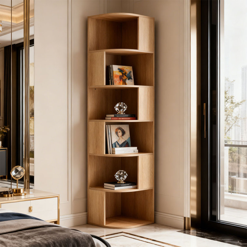 176cm H x 40cm W Bookcase, Natural Wood