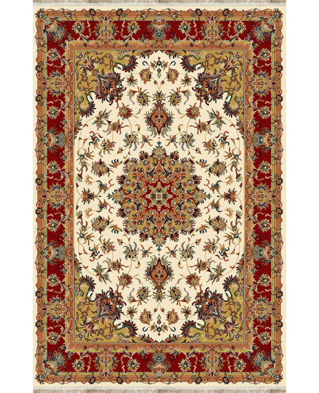 Oriental Wool Area Rug, Rectangle 60 x 120cm