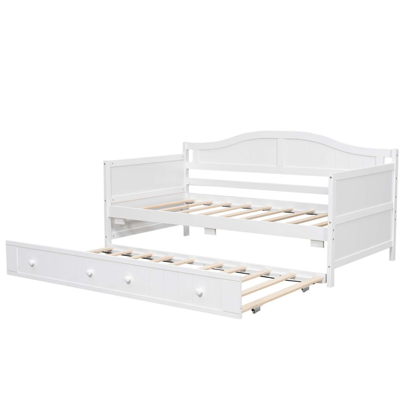 Lit de jour simple robuste avec lit gigogne peu encombrant