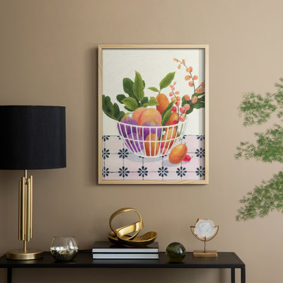 Bright Fruit II Framed Print - Solid Wood