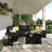 7-pieces Patio Furniture Set With 44" Propane Gas Fire Pit Table-120553554