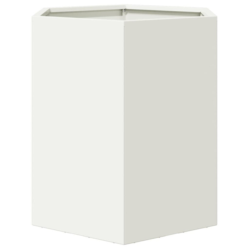 Planter Box, 45cm H x 46cm W x 40cm D, White 
