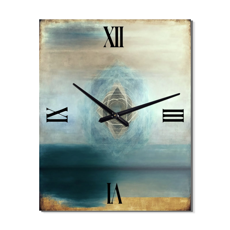 Horloge murale moderne géométrique sacrée V, Moyen