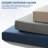 Tannyfarm Outdoor 3.5'' Chaise Lounge Seat / Back Cushion (Set Of 2)-429614342-429614343