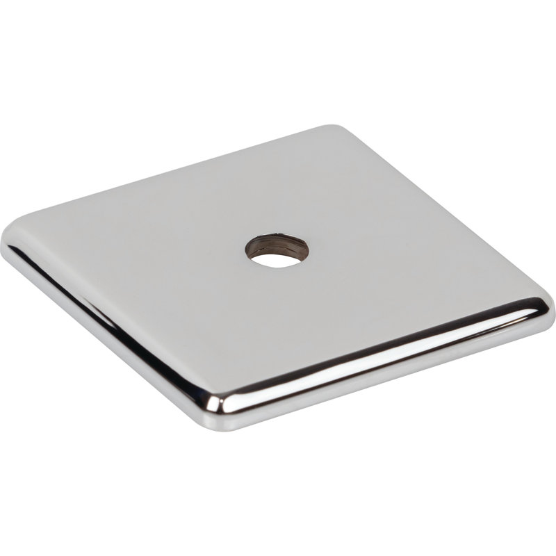 Radcliffe Knob Backplate, Polished Chrome