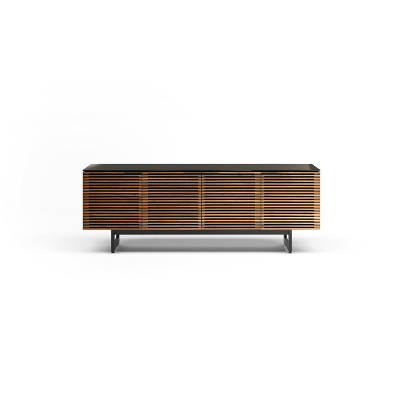Corridor Media Console, Natural Walnut